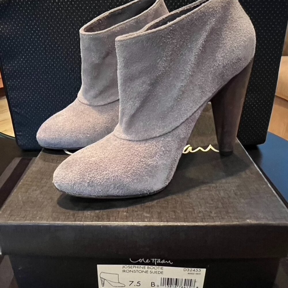 Cole Haan Suede Ankle Boot
